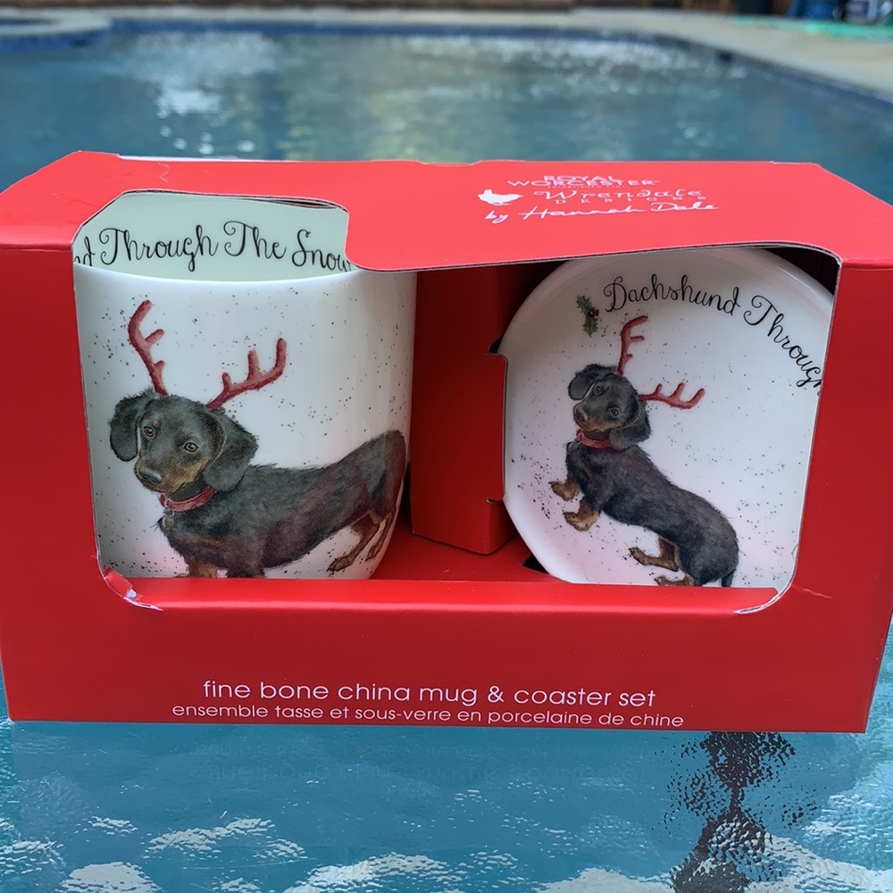 New Dachshund China Mug & Coaster Set - Picture 6 of 9